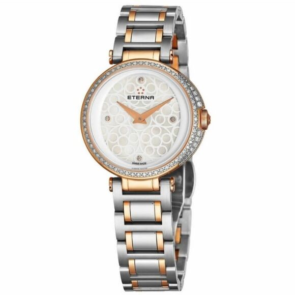 ETERNA Grace Two Tone Rose gold Mother Of Pearl Dial Watch - Picture 1 of 6